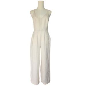 UNIVERSAL THREAD Sand V-Neck Pocket Jumpsuit